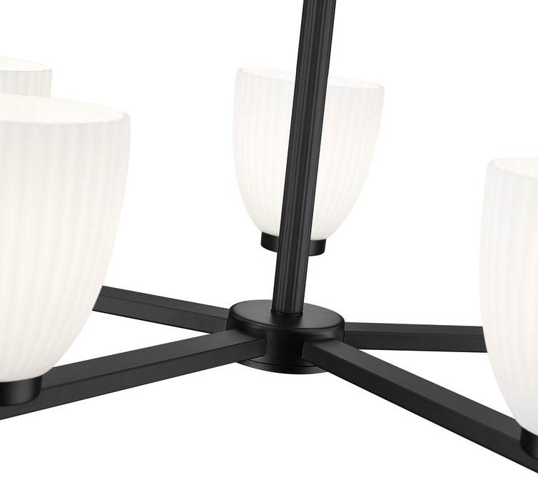 Z-Lite - 7518-5MB - Five Light Chandelier - Naya - Matte Black