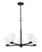 Z-Lite - 7518-5MB - Five Light Chandelier - Naya - Matte Black