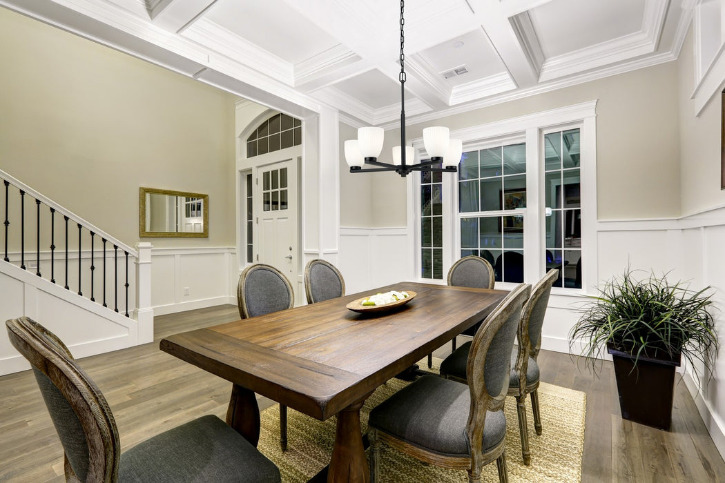 Z-Lite - 7518-5MB - Five Light Chandelier - Naya - Matte Black