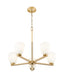 Z-Lite - 7518-5MGLD - Five Light Chandelier - Naya - Modern Gold