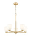 Z-Lite - 7518-5MGLD - Five Light Chandelier - Naya - Modern Gold