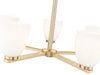 Z-Lite - 7518-5MGLD - Five Light Chandelier - Naya - Modern Gold