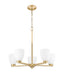 Z-Lite - 7518-5MGLD - Five Light Chandelier - Naya - Modern Gold