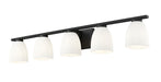 Z-Lite - 7518-5V-MB - Five Light Vanity - Naya - Matte Black