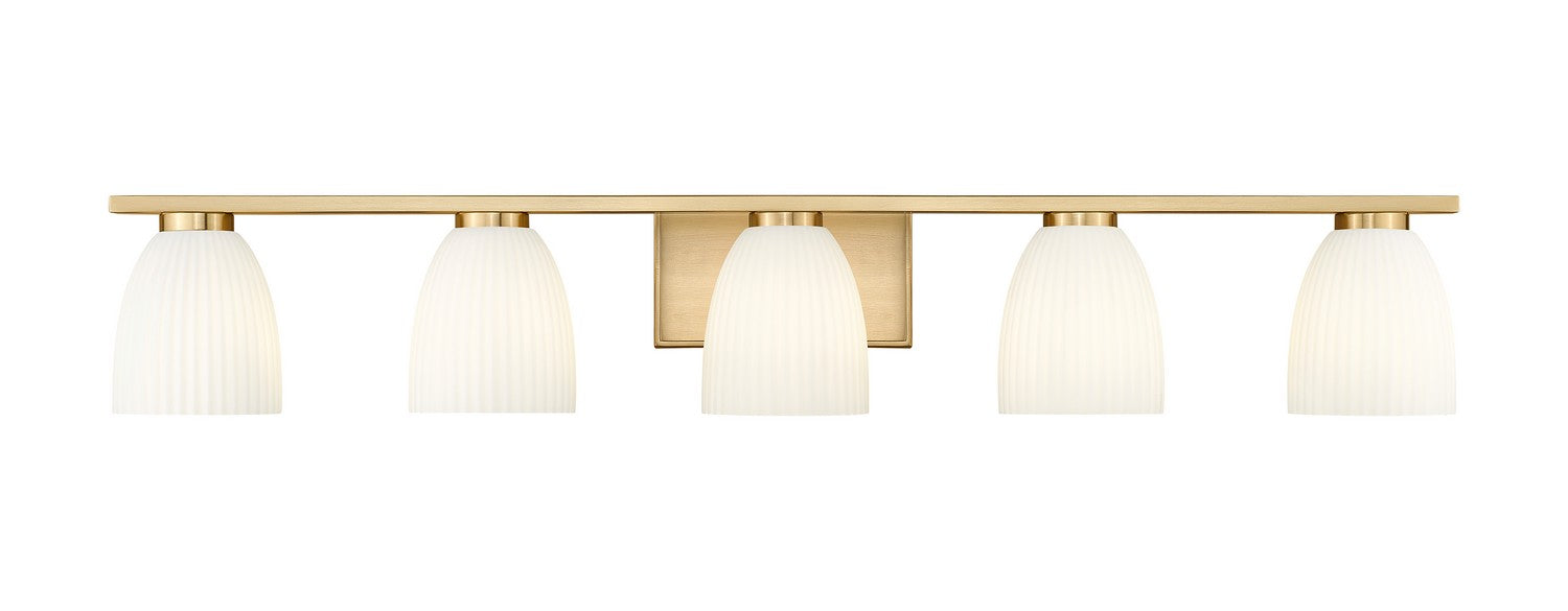 Z-Lite - 7518-5V-MGLD - Five Light Vanity - Naya - Modern Gold
