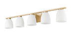 Z-Lite - 7518-5V-MGLD - Five Light Vanity - Naya - Modern Gold