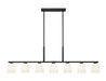 Z-Lite - 7518-7L-MB - Seven Light Linear Chandelier - Naya - Matte Black