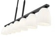 Z-Lite - 7518-7L-MB - Seven Light Linear Chandelier - Naya - Matte Black