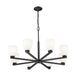 Z-Lite - 7518-8MB - Eight Light Chandelier - Naya - Matte Black