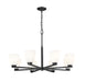 Z-Lite - 7518-8MB - Eight Light Chandelier - Naya - Matte Black