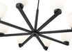 Z-Lite - 7518-8MB - Eight Light Chandelier - Naya - Matte Black