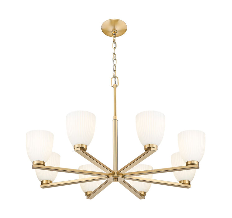 Z-Lite - 7518-8MGLD - Eight Light Chandelier - Naya - Modern Gold