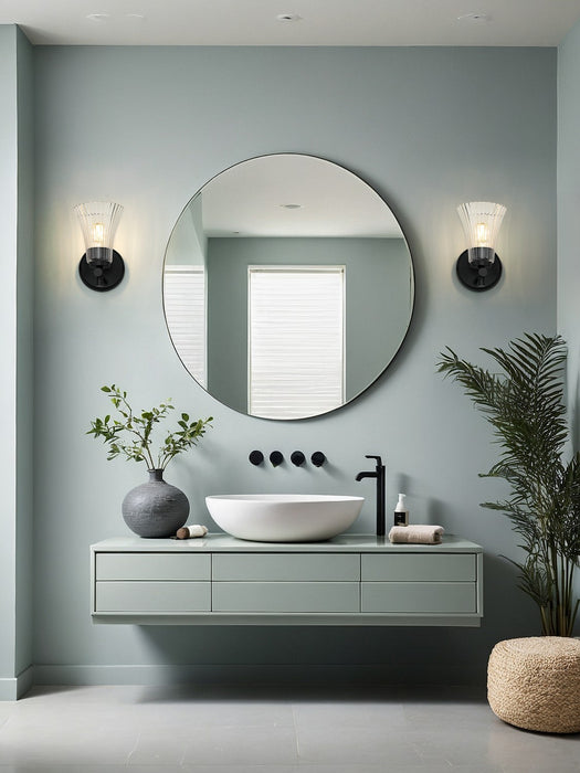 Z-Lite - 7519-1S-MB - One Light Wall Sconce - Belle - Matte Black