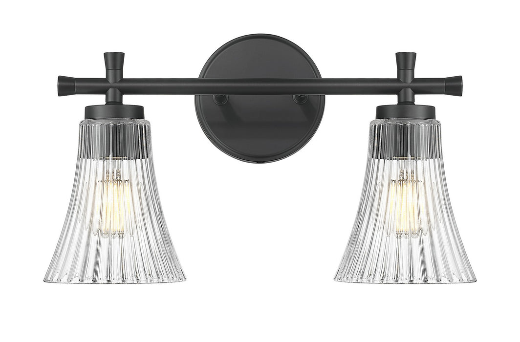 Z-Lite - 7519-2V-MB - Two Light Vanity - Belle - Matte Black