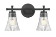 Z-Lite - 7519-2V-MB - Two Light Vanity - Belle - Matte Black