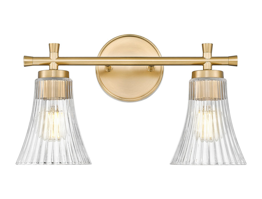 Z-Lite - 7519-2V-MGLD - Two Light Vanity - Belle - Modern Gold