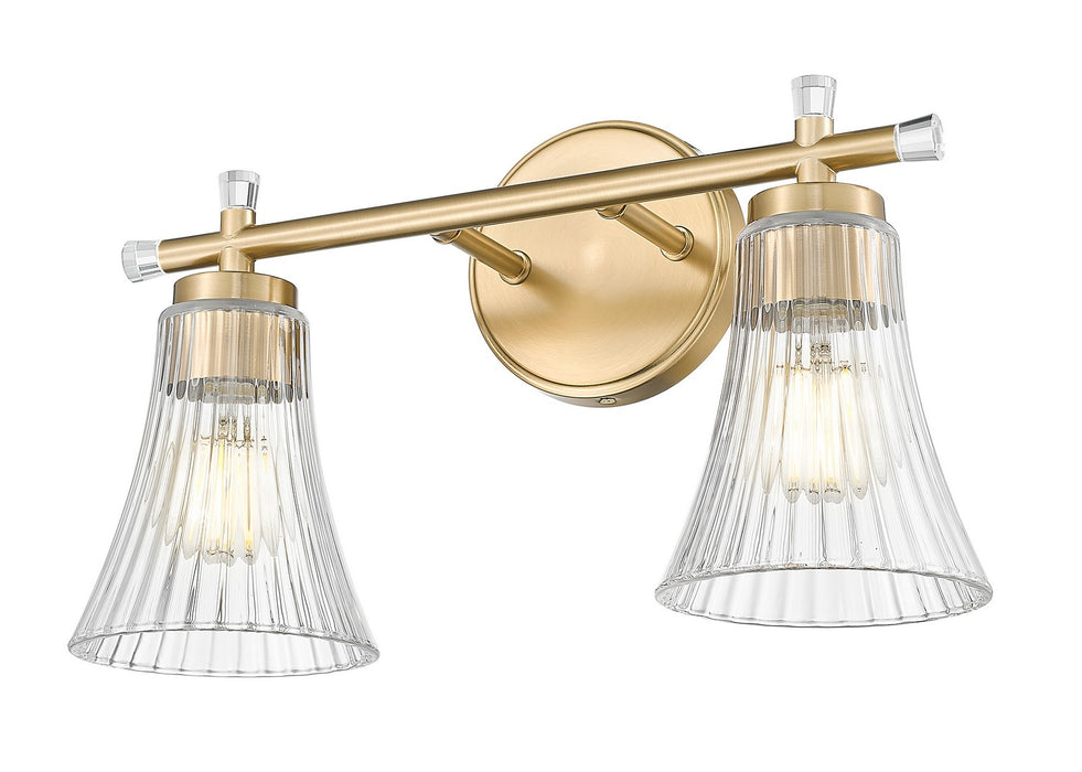 Z-Lite - 7519-2V-MGLD - Two Light Vanity - Belle - Modern Gold