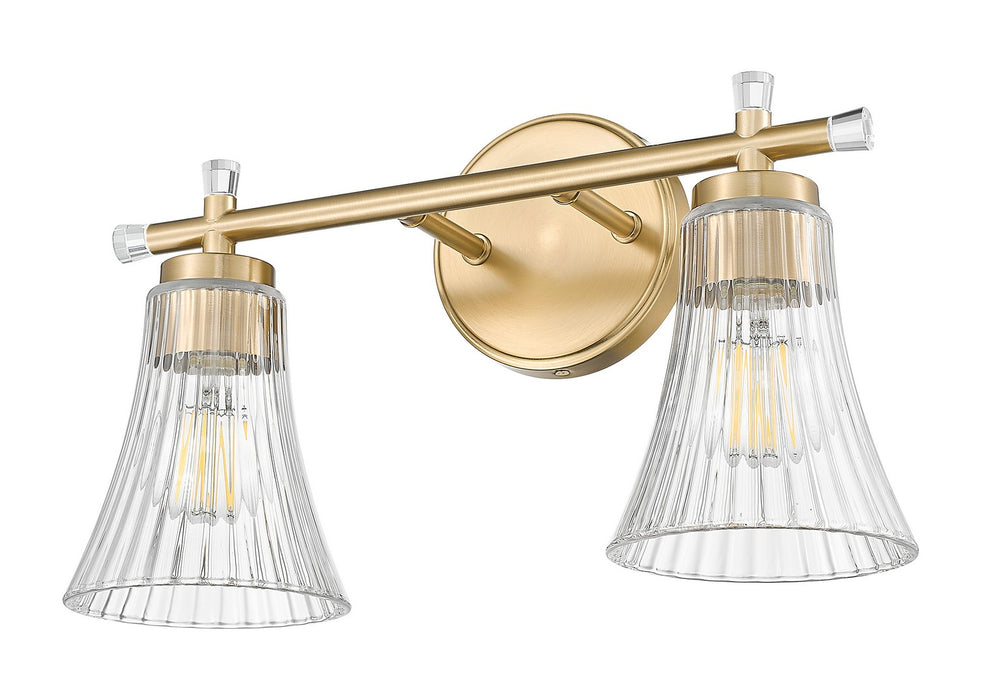 Z-Lite - 7519-2V-MGLD - Two Light Vanity - Belle - Modern Gold
