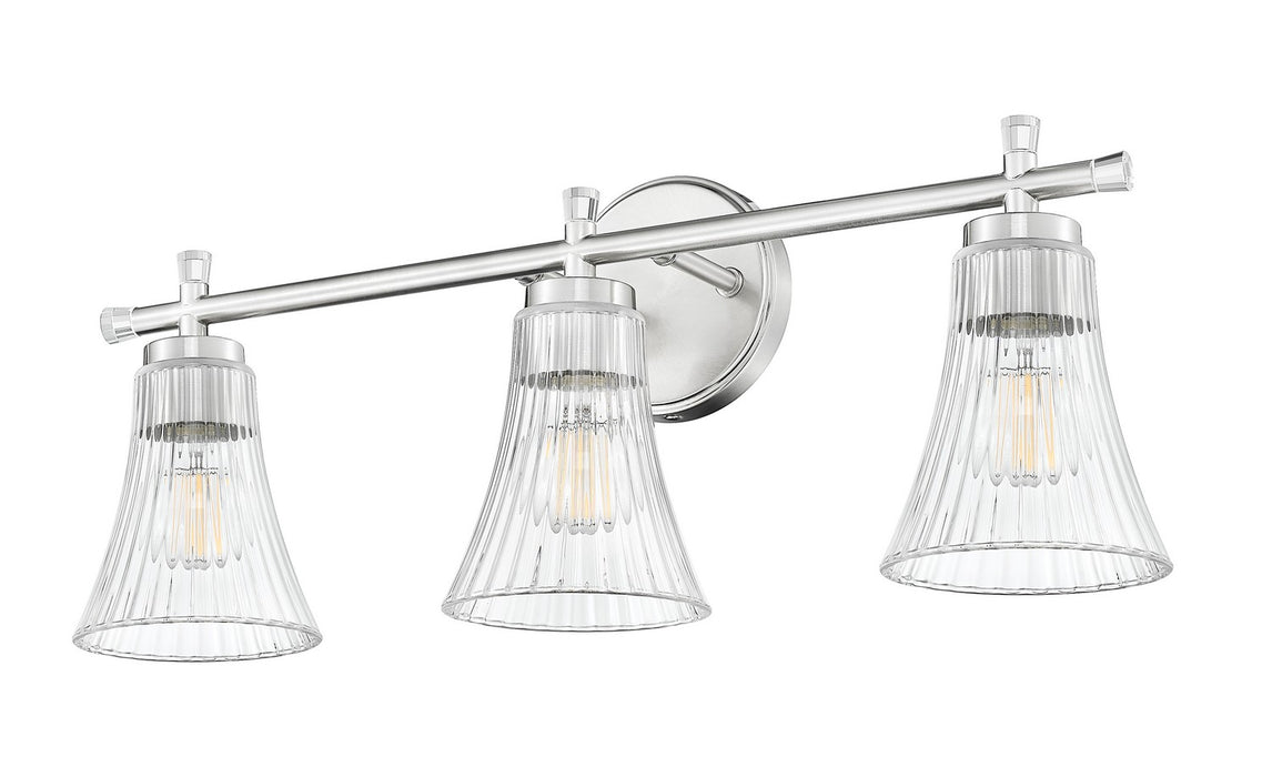 Z-Lite - 7519-3V-BN - Three Light Vanity - Belle - Brushed Nickel