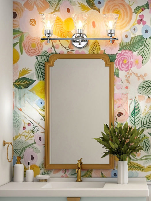 Z-Lite - 7519-3V-CH - Three Light Vanity - Belle - Chrome