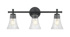 Z-Lite - 7519-3V-MB - Three Light Vanity - Belle - Matte Black