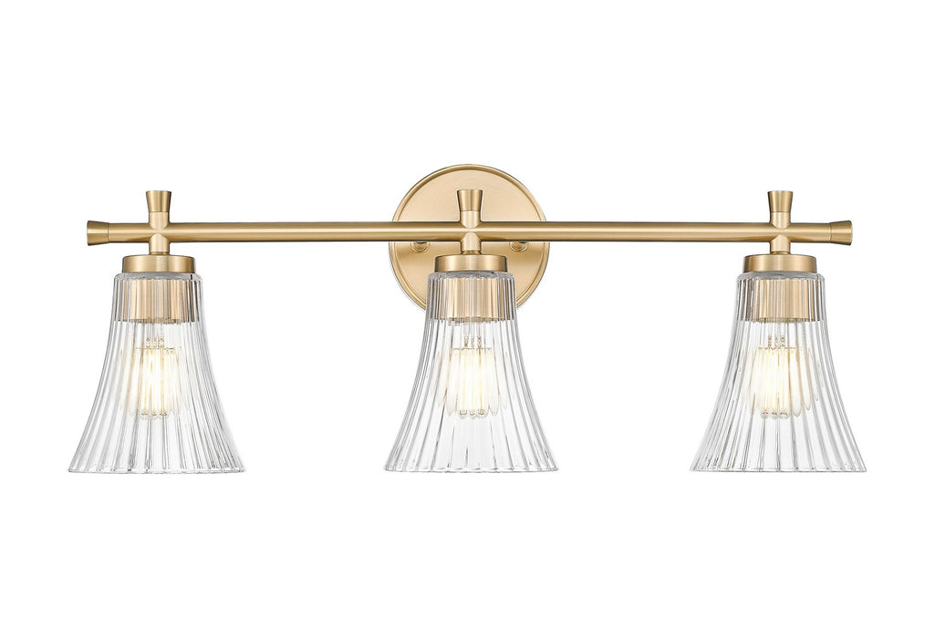 Z-Lite - 7519-3V-MGLD - Three Light Vanity - Belle - Modern Gold