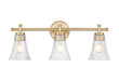 Z-Lite - 7519-3V-MGLD - Three Light Vanity - Belle - Modern Gold