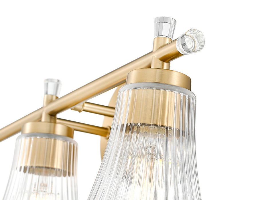 Z-Lite - 7519-3V-MGLD - Three Light Vanity - Belle - Modern Gold