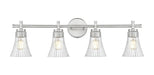 Z-Lite - 7519-4V-BN - Four Light Vanity - Belle - Brushed Nickel