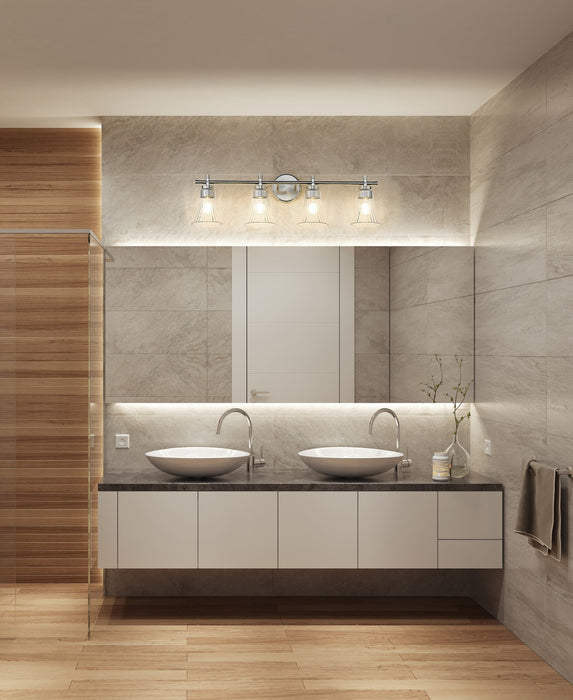 Z-Lite - 7519-4V-BN - Four Light Vanity - Belle - Brushed Nickel