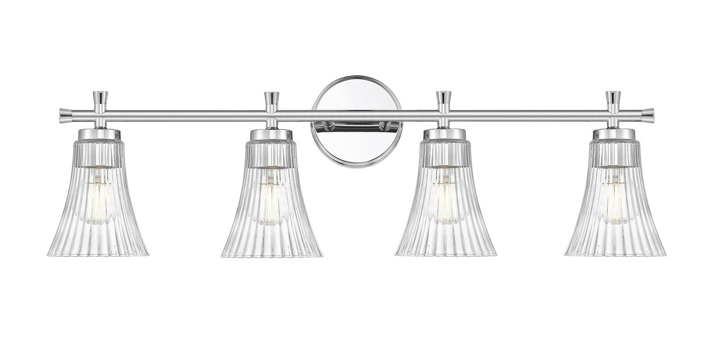 Z-Lite - 7519-4V-CH - Four Light Vanity - Belle - Chrome