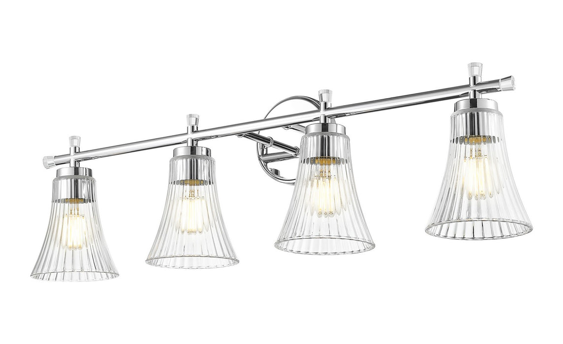 Z-Lite - 7519-4V-CH - Four Light Vanity - Belle - Chrome