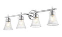 Z-Lite - 7519-4V-CH - Four Light Vanity - Belle - Chrome