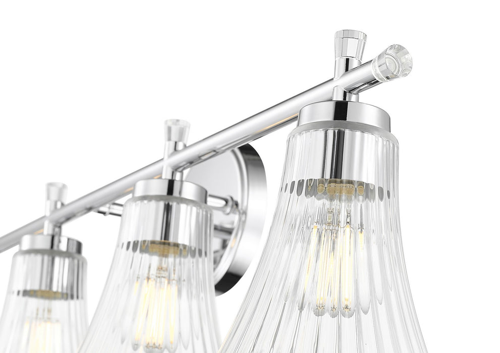 Z-Lite - 7519-4V-CH - Four Light Vanity - Belle - Chrome