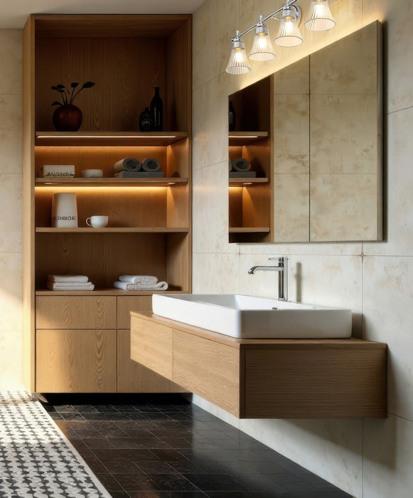 Z-Lite - 7519-4V-CH - Four Light Vanity - Belle - Chrome