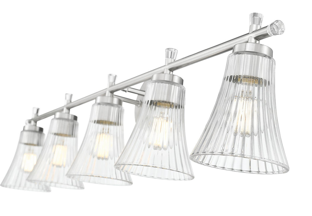 Z-Lite - 7519-5V-BN - Five Light Vanity - Belle - Brushed Nickel