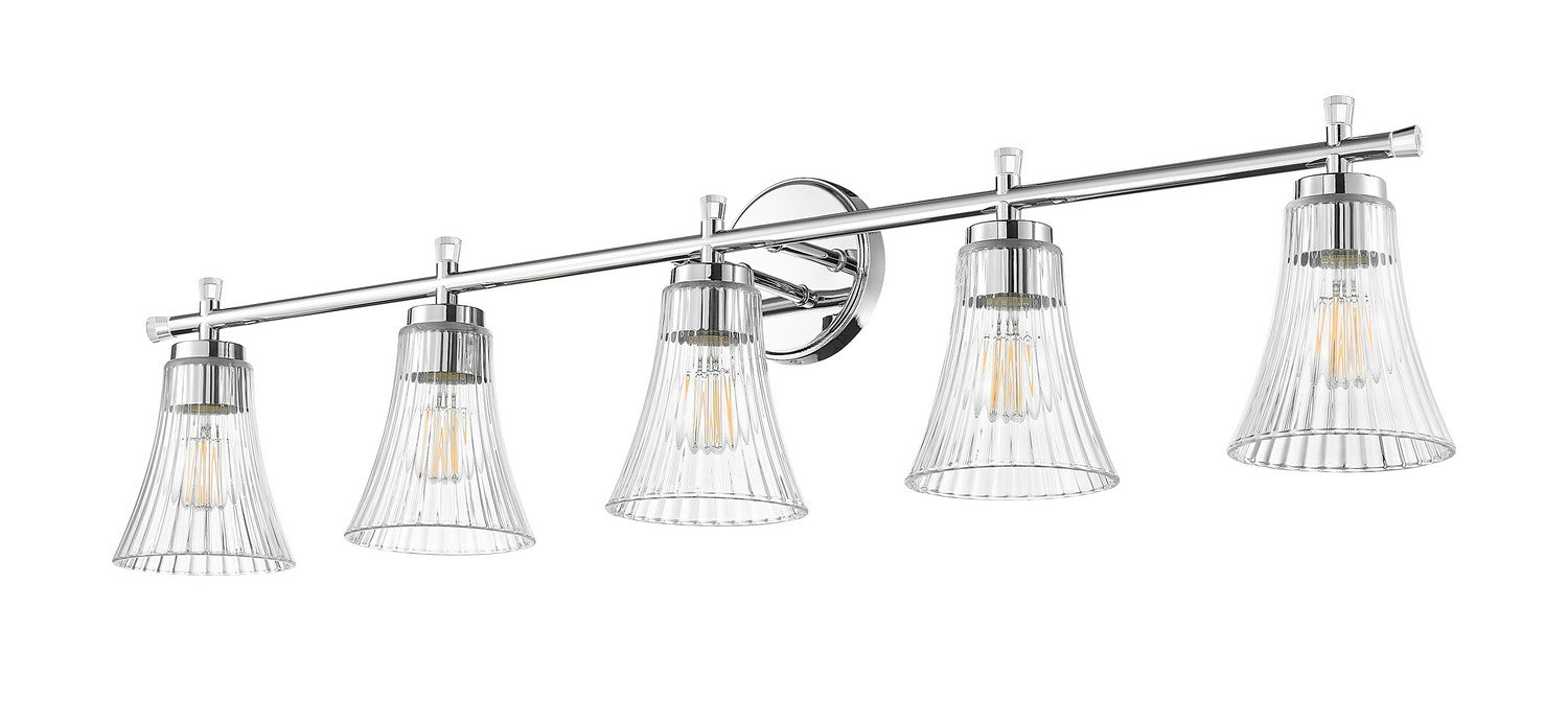 Z-Lite - 7519-5V-CH - Five Light Vanity - Belle - Chrome