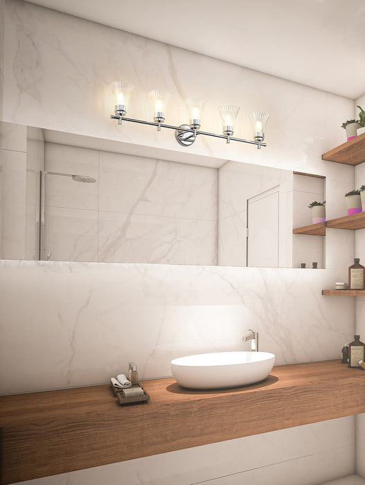 Z-Lite - 7519-5V-CH - Five Light Vanity - Belle - Chrome