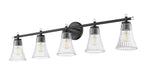 Z-Lite - 7519-5V-MB - Five Light Vanity - Belle - Matte Black