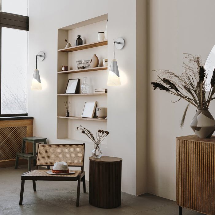 Z-Lite - 828-1S-BN - One Light Wall Sconce - Aimie - Brushed Nickel