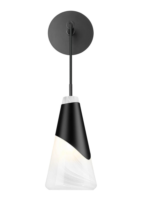 Z-Lite - 828-1S-MB - One Light Wall Sconce - Aimie - Matte Black