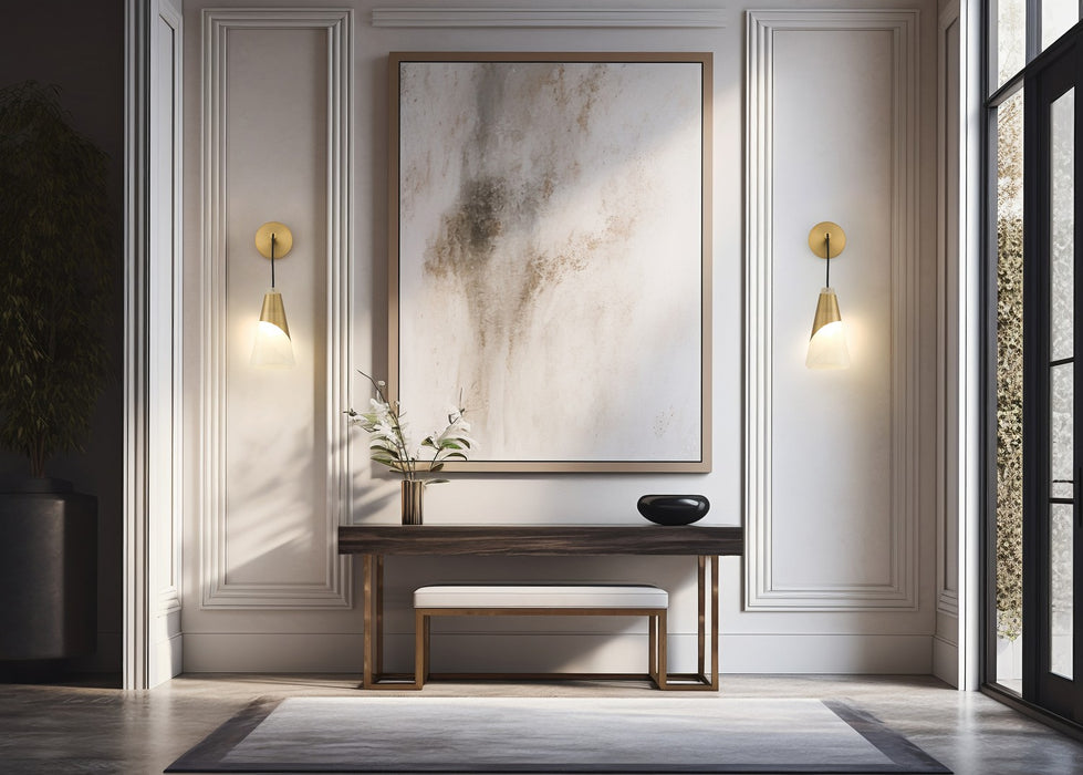 Z-Lite - 828-1S-MGLD - One Light Wall Sconce - Aimie - Modern Gold