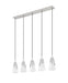 Z-Lite - 828P6-5L-BN - Five Light Linear Chandelier - Aimie - Brushed Nickel