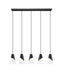 Z-Lite - 828P6-5L-MB - Five Light Linear Chandelier - Aimie - Matte Black
