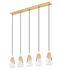 Z-Lite - 828P6-5L-MGLD - Five Light Linear Chandelier - Aimie - Modern Gold