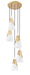 Z-Lite - 828P6-5R-MGLD - Five Light Chandelier - Aimie - Modern Gold