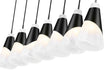Z-Lite - 828P6-7L-MB - Seven Light Linear Chandelier - Aimie - Matte Black