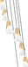 Z-Lite - 828P6-7R-MGLD - Seven Light Chandelier - Aimie - Modern Gold