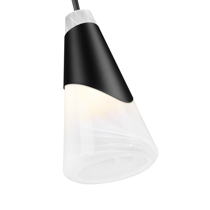 Z-Lite - 828P6-MB - One Light Pendant - Aimie - Matte Black