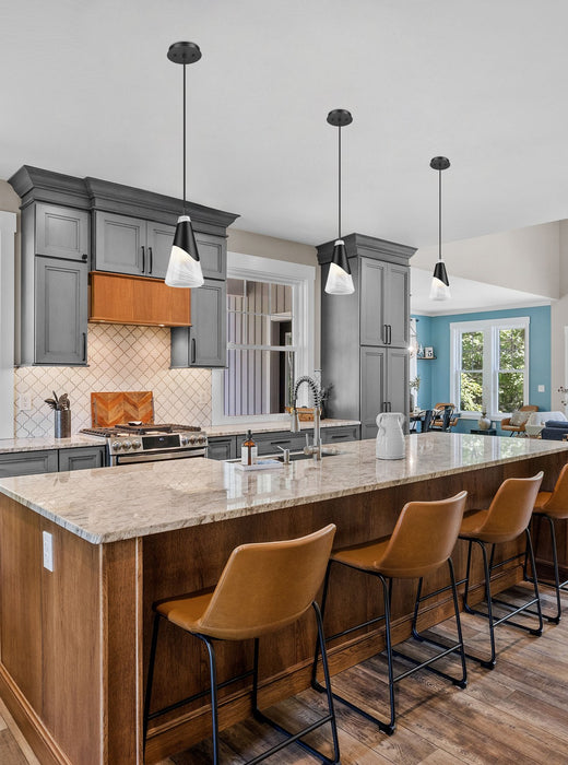 Z-Lite - 828P6-MB - One Light Pendant - Aimie - Matte Black